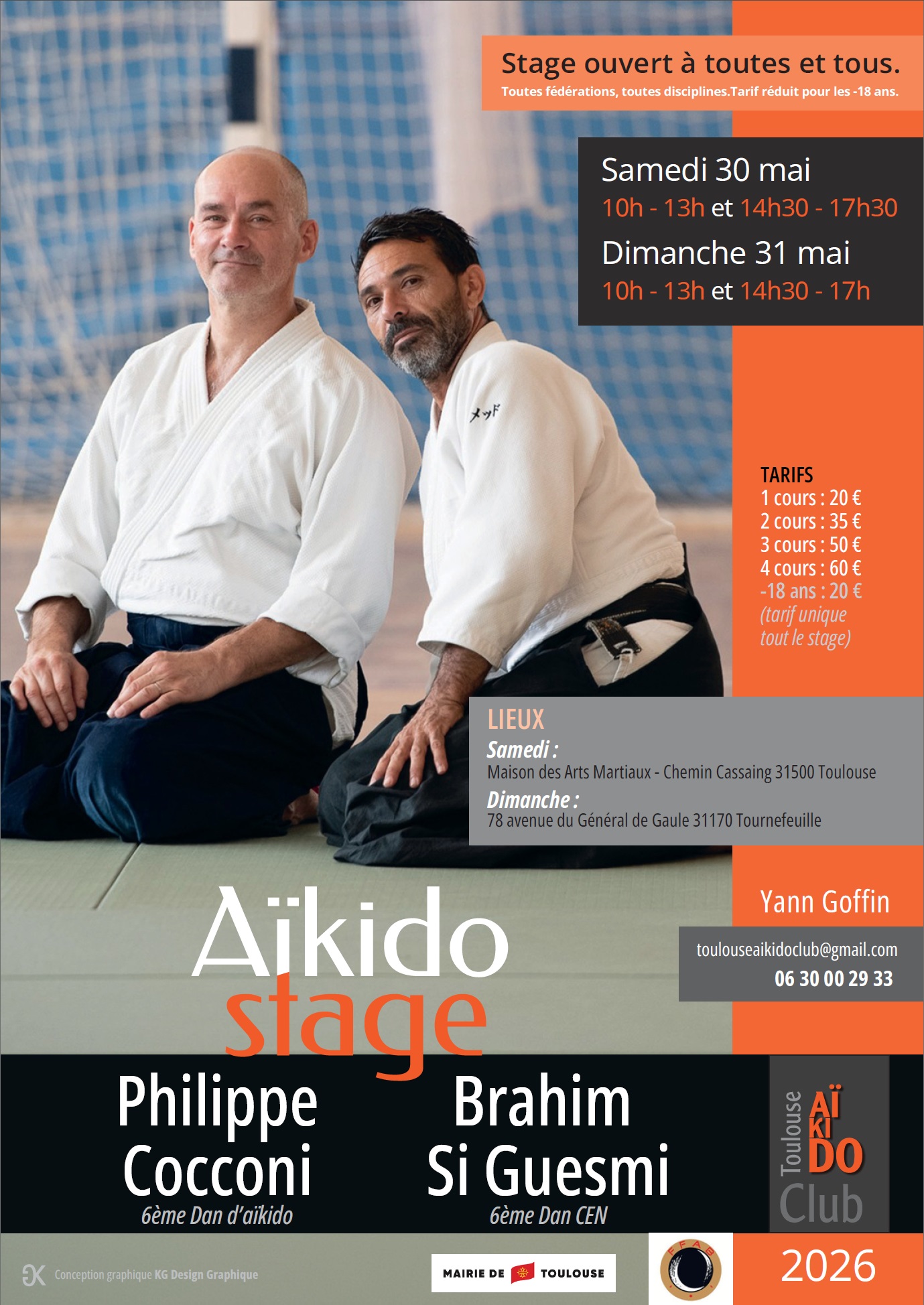 Stage Brahim Si Guesmi & Philippe COCCONI